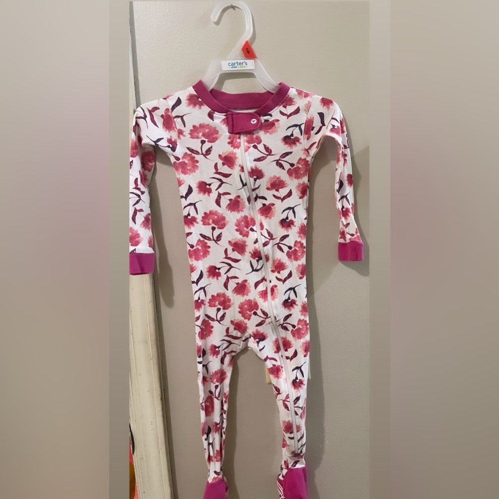 Two, Size 12M Burt’s Bees girls pajamas
